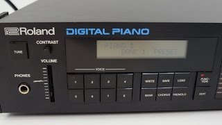 Video thumbnail for Quick Pickup: Roland MKS-20 Vintage Digital Synthesizer by Daryl Wise Jr