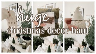 HUGE CHRISTMAS DECOR HAUL | CHRISTMAS DECORATING IDEAS 2022