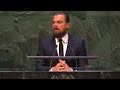 Leonardo DiCaprio's Powerful Climate Summit Speech