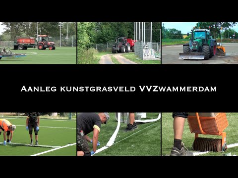 Aanleg Kunstgrasveld VVZwammerdam