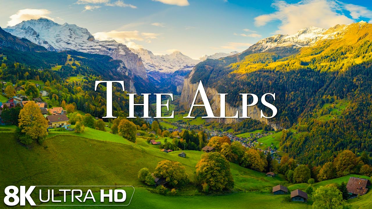 The Alps 4K | Lauterbrunnen Valley, Swiss Alps & Fairytale Landscapes