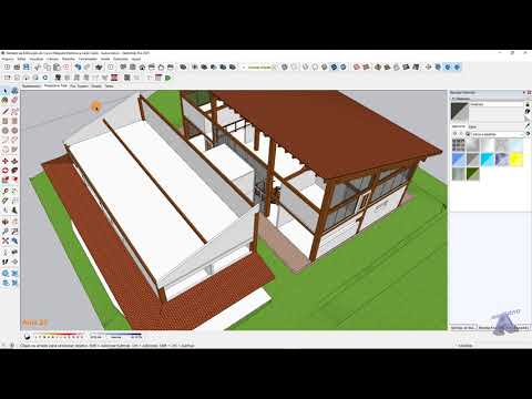 Curso de Maquete Eletrônica com SketchUp - Aula 23/50 Portal e Escada de Acesso - Autocriativo