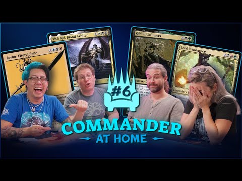 Commander at Home #6 - Stickfingers v Windgrace v Zevlor v Vish Kal with TheAsianAvenger and Chris