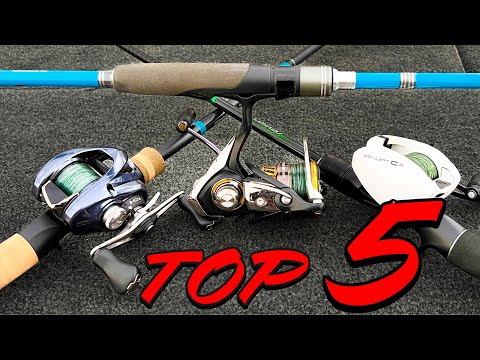 Top 5 Rods For Bass Fishing! (Beginner and Advanced Models)