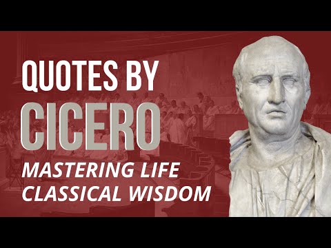 CICERO Quotes - MASTERING LIFE - Stoic Quotes