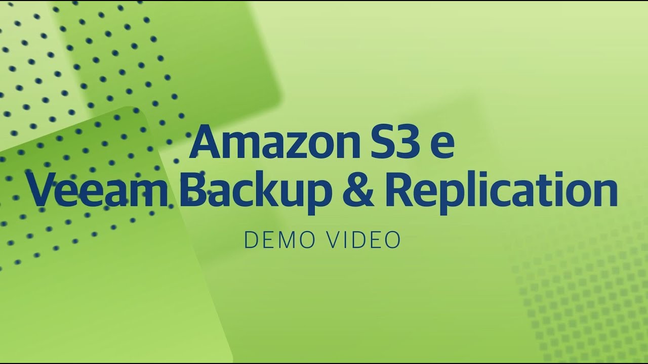 AWS e Veeam Demo Video video