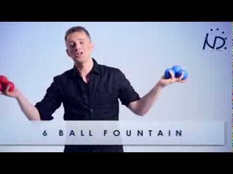 Tutorial How To Juggle 6 Balls, Instructional Video