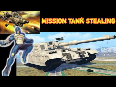 Mission Russian Tank Stealing | Rope Hero Vice Town | #Mission tank #Rope hero mission