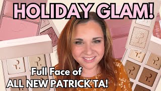 Holiday Glam GRWM and All NEW Patrick Ta! Major Dimension Eyeshadows Holiday Sets and Eyeshadow Duos