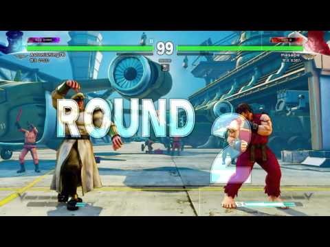 SFV - Astonishing76(M.BISON) vs masabe(RYU) - Casual Match