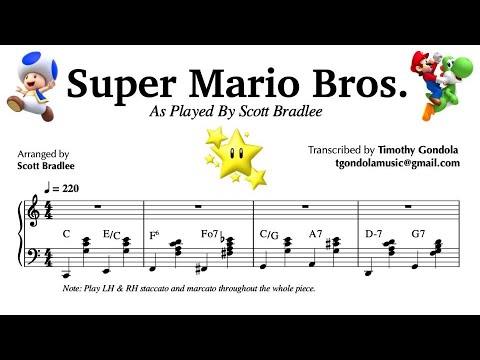 Scott Bradlee| Supermario Bros. Ragtime Medley (Transcription)
