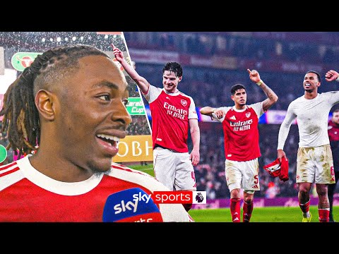 Ebere Eze's FULL post-match interview after Arsenal go through to Carabao Cup final! 🤩