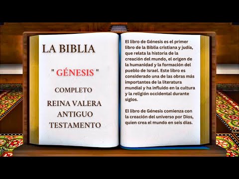 ORIGINAL: LA BIBLIA PRIMER LIBRO DE MOISÉS " GÉNESIS " COMPLETO REINA VALERA ANTIGUO TESTAMENTO