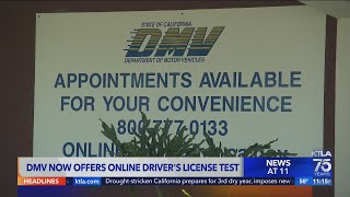 California DMV now letting people take driver’s knowledge test online
