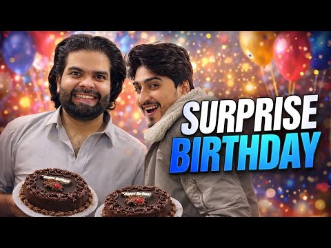 Surprise Birthday 🎂 || Okboys || Yaseen Malak 