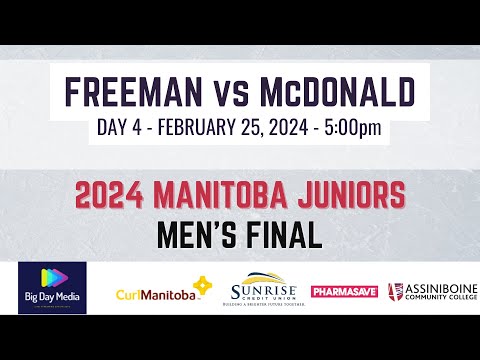 FREEMAN vs McDONALD - 2024 Junior Championships (Day 4)