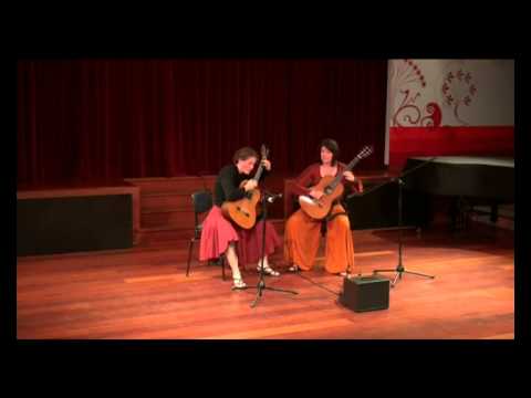Astor Piazzolla - Tango Suite - Allegro - guitar duo Flâmas