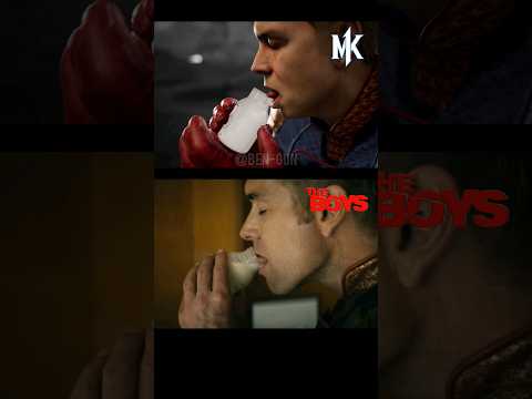 Homelander Milk Drinking Comparison 🥛😂 MK1 Game vs. The Boys TV
