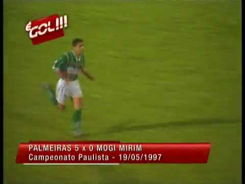 Palmeiras 5x0 Mogi Mirim - Campeonato Paulista 1997