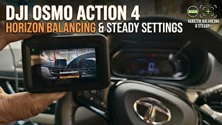Dji Osmo Action 4 Horizon balancing | Dji Osmo Action 4 Horizon Steady