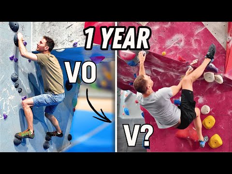 What 1 year of climbing progression looks like (Realistic)