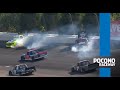 Trouble truckin': Turn 1, Lap 1 at Pocono Raceway | NASCAR Truck Series