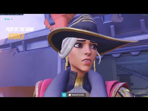 KABAJI INSANE TRACER | ASHE GAMEPLAY! [ OVERWATCH SEASON 19 TOP 500 ]