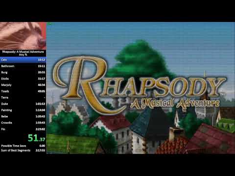 Rhapsody: A Musical Adventure Speedrun - 2:13:29
