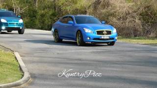 Mlk park stunt sunday 3 Infiniti, Porsche,Nissan & Monte Carlo