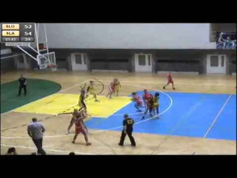 Slovanka MB 84 - BLK Slavia Praha 73 (27.11.2013) / Kristina Baltic #24 Yellow (26p, 15r, 42val)