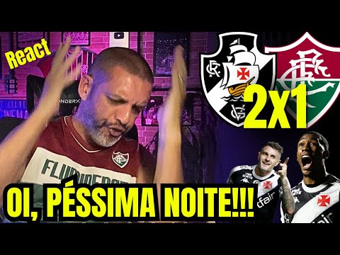 React melhores momentos Vasco 2x1 Fluminense | Mc Rayan acabou com o jogo 🤬