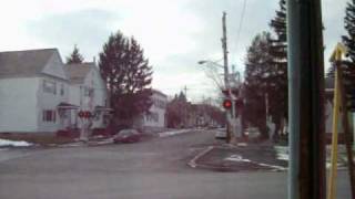 preview picture of video 'Broadway Railroad Crossing (Mechanicville, NY)'