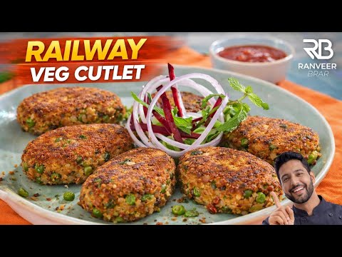 Railway Veg Cutlet recipe | ट्रैन वाली कटलेट | Vegetable Cutlet | Chef Ranveer Brar