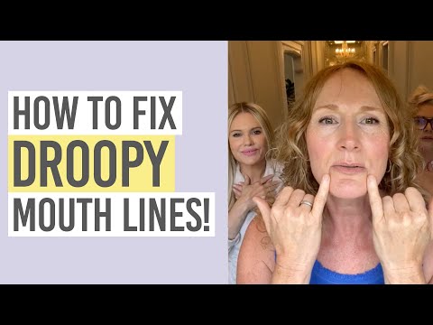 HOW TO FIX DROOPY MOUTH LINES | MARIONETTE LINE EXERCISES! 🏋️‍♀️