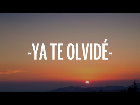Yuridia - Ya Te Olvidé (Letra/Lyrics)