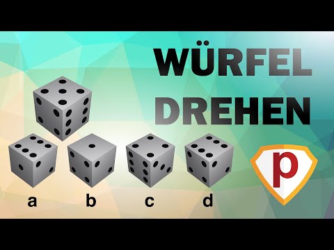 Würfel drehen im Einstellungstest - Würfelaufgaben einfach erklärt