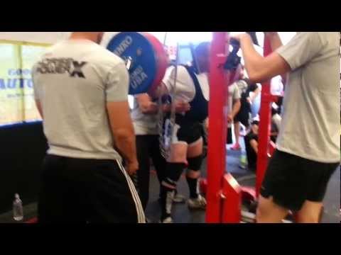 GPC ACT States - Steve Tye squats 320kg