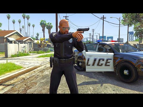 LSPD vs Ballas and Families | GTA 5 NPC Wars 87