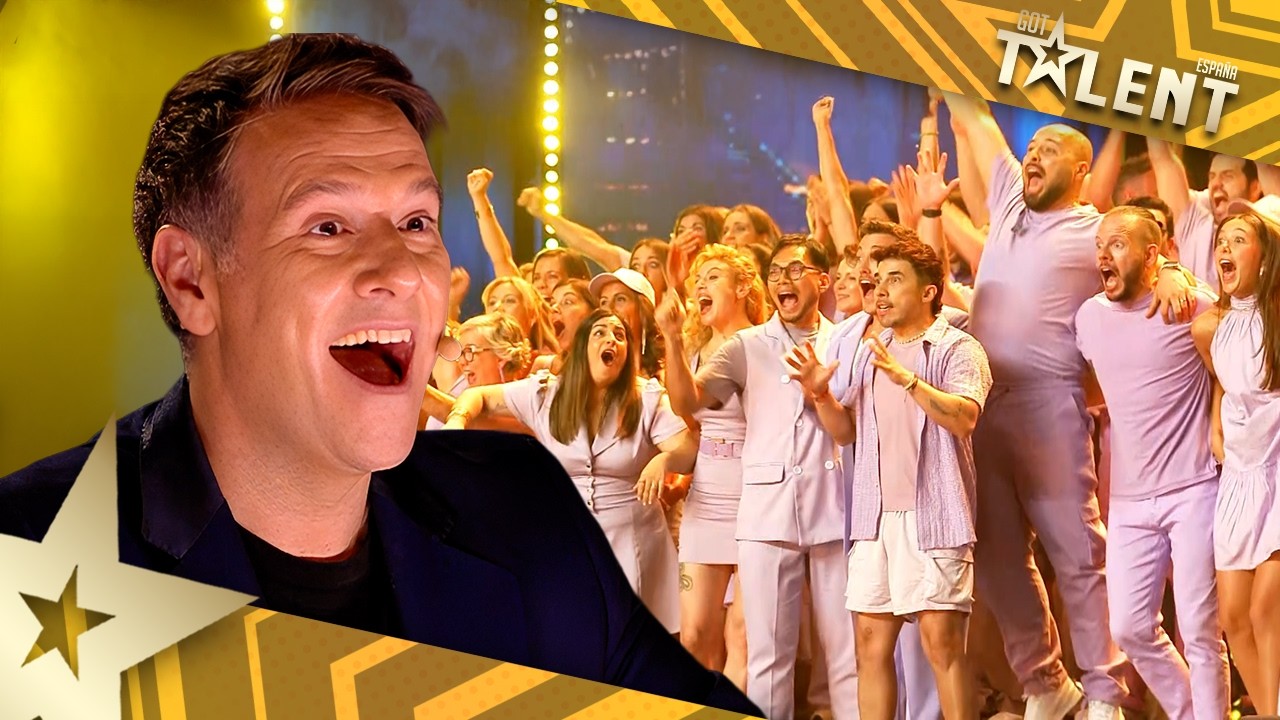 Este coro de CIEN PERSONAS es una locura, ¡qué voces! | Audiciones 9 | Got Talent España 2026