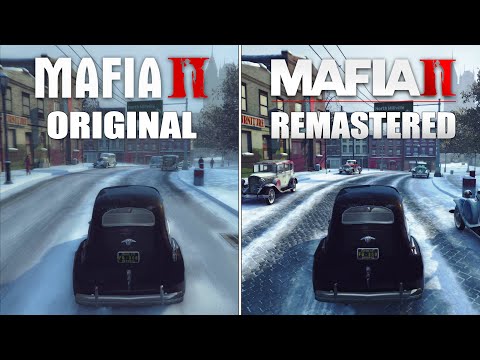 MAFIA 2 Original vs Definitive Edition l Graphics Comparison in 4K l