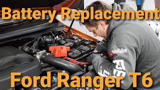 Ford Ranger T6 - How to Replace the Battery