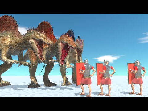 3x SPINOSAURUS vs 3x EVERY UNIT - Animal Revolt Battle Simulator