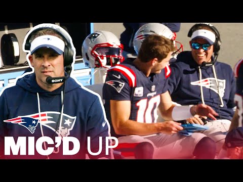 MIC'D UP: Josh McDaniels Leads Drake Maye & the Offense to 32-13 Win vs. Browns | Patriots
