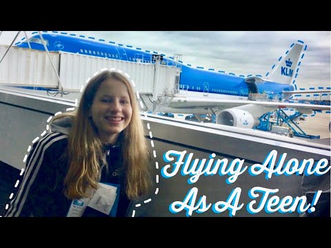 My Experience Flying As An Unaccompanied Minor With KLM! (Travel Vlog)