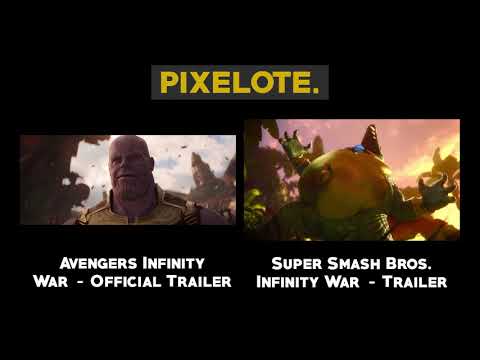 Super Smash Bros. Infinity War - Trailers Comparison