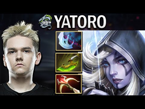 SPIRIT.YATORO DROW RANGER WITH 22 KILLS - DOTA 2 7.30 GAMEPLAY