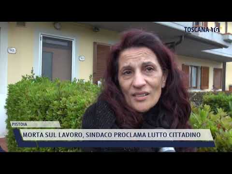 2021-05-06 PISTOIA - MORTA SUL LAVORO, SINDACO PROCLAMA LUTTO CITTADINO
