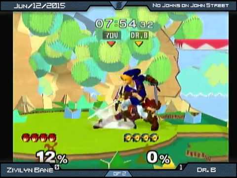 Zivilyn Bane Roy vs Dr  B Link   SSBM   Low Tier Grand Finals Set 2   0612150050142