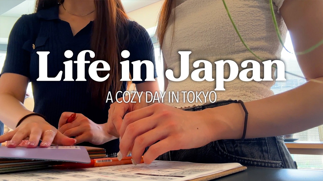 【Relaxing Girls’ Day Out】Cafe → Custom Notebook-Making → Dinner Date ☕📒🌙