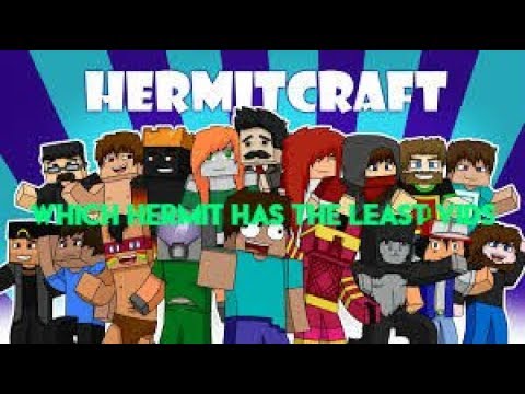 WHICH HERMIT HAS THE LEAST VIDEOS? [HermitCraft Season 6]